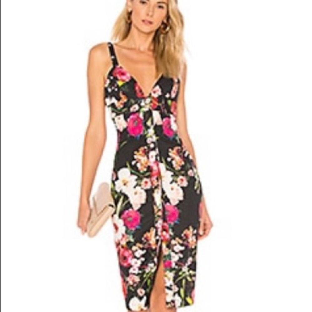 Floral midi dress